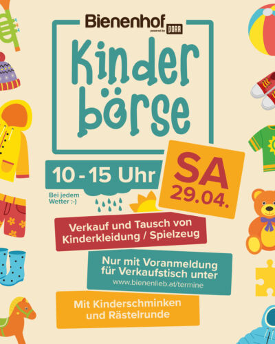 Kinderbörse 29.04.2023 – Tischreservierung